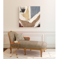 Cuadro abstracto geometrico en canvas. Anne Munson, Comfort Zone III