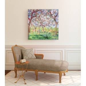 Quadro, stampa su tela. Claude Monet, Primavera a Giverny