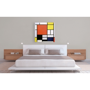 Quadro, stampa su tela. Piet Mondrian, Composition with Lines and Colors
