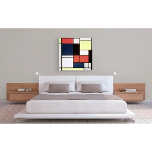 Quadro, stampa su tela. Piet Mondrian, Tableau II