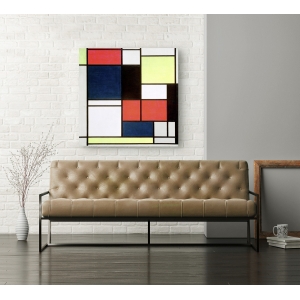 Quadro, stampa su tela. Piet Mondrian, Tableau II