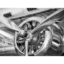 Leinwandbilder. Anonym, Vintage Flugzeug - Turbine 
