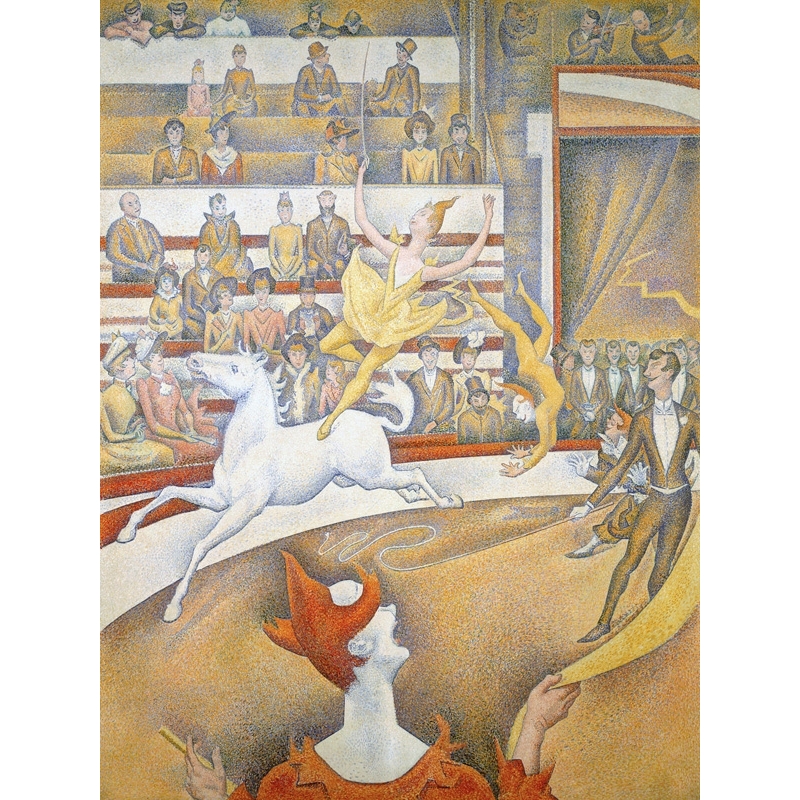 Wall art print and canvas. Georges Seurat, The Circus