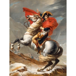 Cuadro en canvas. Jacques-Louis David, Napoleón cruzando los Alpes