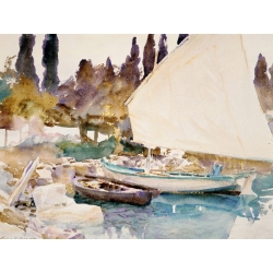 Leinwandbilder. John Singer Sargent, Boats