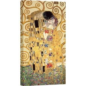 Cuadro famoso en canvas. Gustav Klimt, El beso