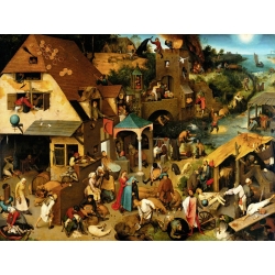 Leinwandbilder. Pieter Bruegel the Elder, Der blaue Mantel