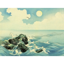 Leinwandbilder Japanische Kunst. Uehara Konen, Kojima Island