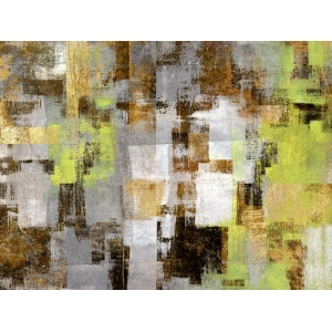 Cuadro abstracto moderno en canvas. Alessio Aprile, Forest in Springtime