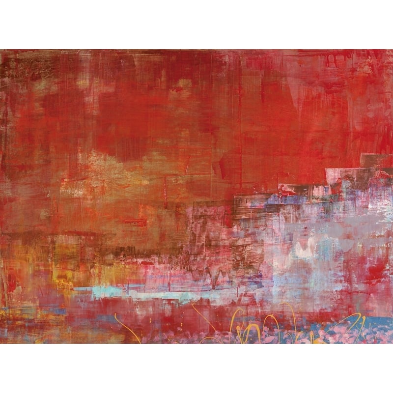 Cuadro abstracto moderno en canvas. Italo Corrado, Mar de luz