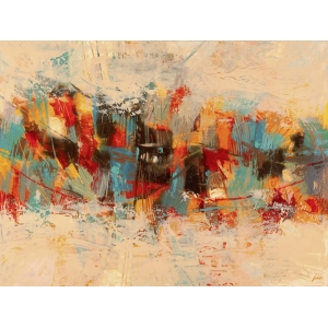 Cuadro abstracto moderno en canvas. Lucas, Verano