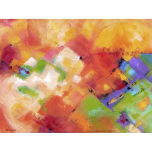 Cuadro abstracto moderno en canvas. Marzari, Tierras besadas por el sol
