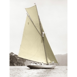Leinwandbilder. Anonym, Vintage yacht