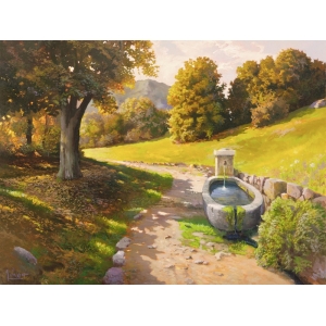 Wall art print and canvas. Adriano Galasso, Path in the woods