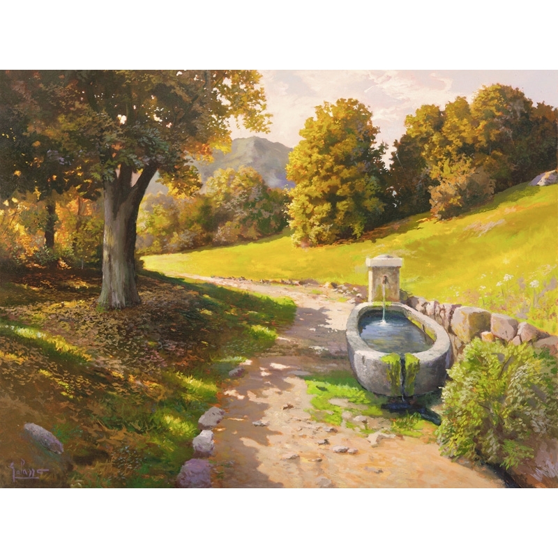 Wall art print and canvas. Adriano Galasso, Path in the woods