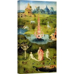 Quadro, stampa su tela. Hieronymus Bosch, Il Giardino delle Delizie Terrene I
