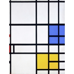 Cuadro abstracto en canvas. Piet Mondrian, Composition London