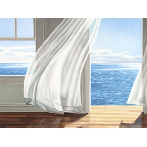 Leinwandbilder. Pierre Benson, Fenster auf den Ozean (Detail)