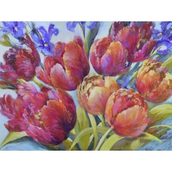 Tableau floral sur toile. Nel Whatmore, Jumping for Joy