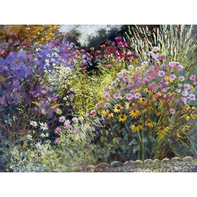 Cuadros de flores en canvas. Nel Whatmore, Evening in the Garden