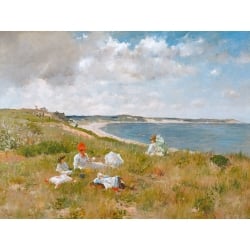 Wall art print and canvas. William Merritt Chase, Idle Hours