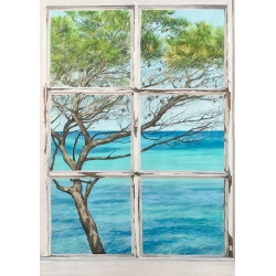 Leinwandbilder. Remy Dellal, Fenster zum Mittelmeer 1