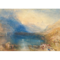 Wall art print and canvas. William Turner, The Lake of Zug