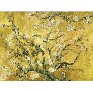Cuadro en canvas. Van Gogh Deco – Almendro en flor (gold variation)