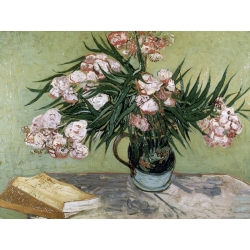 Tableau sur toile. Vincent van Gogh, Vase avec des lauriers roses