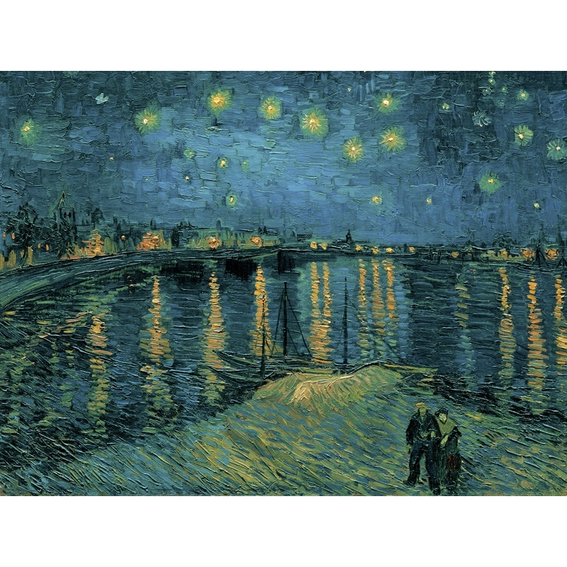 Cuadro en canvas. Vincent van Gogh, La noche estrellada