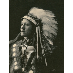 Cuadro en canvas, fotos historicas. John Hollow Horn Bear, Sioux, 1898