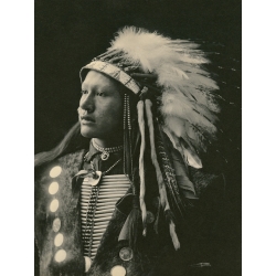 Cuadro en canvas, fotos historicas. John Hollow Horn Bear, Sioux, 1898