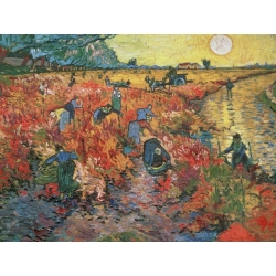 Cuadro en canvas. Vincent van Gogh, El viñedo rojo cerca de Arlés