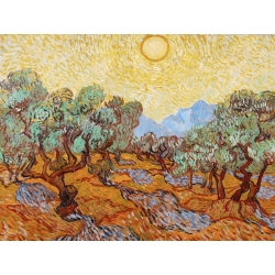 Wall art print and canvas. Vincent van Gogh, The Olive Trees