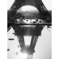 Leinwandbilder. Michel Setboun, Reflexionen des Eiffelturms Paris