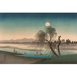 Leinwandbilder. Ando Hiroshige, Fukeiga
