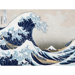 Quadro, stampa su tela. Katsushika Hokusai, La Grande Onda di Kanagawa