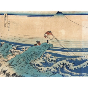 Wall art print and canvas. Hokusai, Koshu kajikazawa (From 36 Views of Mount Fuji)