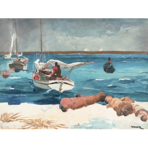 Quadro, stampa su tela. Winslow Homer, Nassau