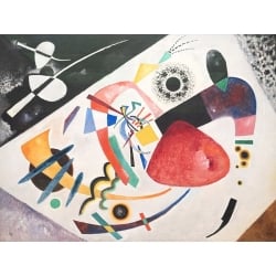 Cuadro abstracto en canvas. Wassily Kandinsky, Roter Fleck
