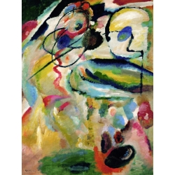 Cuadro abstracto en canvas. Wassily Kandinsky, Composition