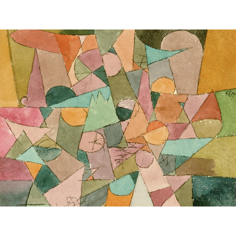 Quadro, stampa su tela. Paul Klee, Untitled