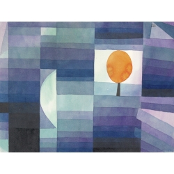 Quadro, stampa su tela. Paul Klee, The Harbinger of Autumn