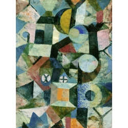 Leinwandbilder. Paul Klee, Composition with the Yellow Half-Moon