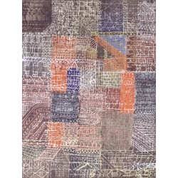 Wall art print and canvas. Paul Klee, Structural II