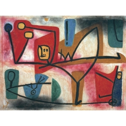Wall art print and canvas. Paul Klee, Arrogance
