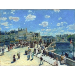 Cuadro en canvas. Pierre-Auguste Renoir, Pont Neuf, París