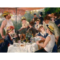 Quadro, stampa su tela. Pierre-Auguste Renoir, La colazione dei canottieri