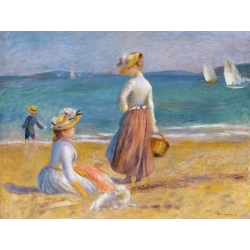Wall art print and canvas. Renoir, Figures on the Beach