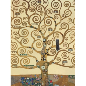 Cuadro famoso en canvas. Gustav Klimt, El árbol de la Vida (detalle)